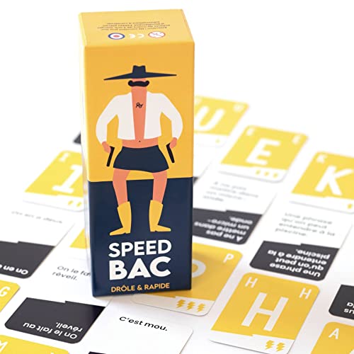 Speedbac - Juego de mesa para familiares y amigos, perfecto para poner el ambiente de 2 a 7 jugadores, fabricado en Francia