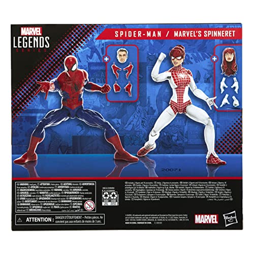 SPIDER-MAN F3456 Pack Figuras de acción, Multicolor, 15 cm, Pack de 2