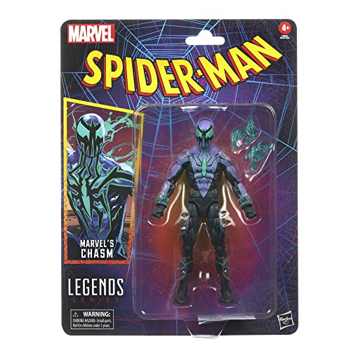 Spider-man Hasbro Marvel Legends Series, Marvel’s Chasm, Legends, Figuras coleccionables de 15 cm, 2 Accesorios