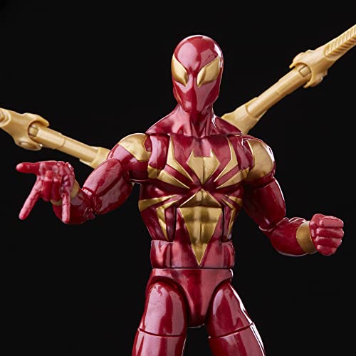 SPIDER-MAN Marvel Legends Series Figura de Iron Spider-Armor - Incluye 2 Accesorios