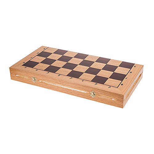 Square - Ajedrez de Madera Espana Lux - Roble - 65 x 65 cm - Piezas de ajedrez - Talladas