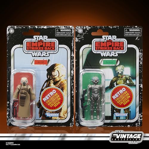 Star Wars Colección Retro - 4-LOM y Zuckuss - Set de 2 Figuras a Escala de 9,5 cm Imperio contraataca, Exclusivo en Amazon