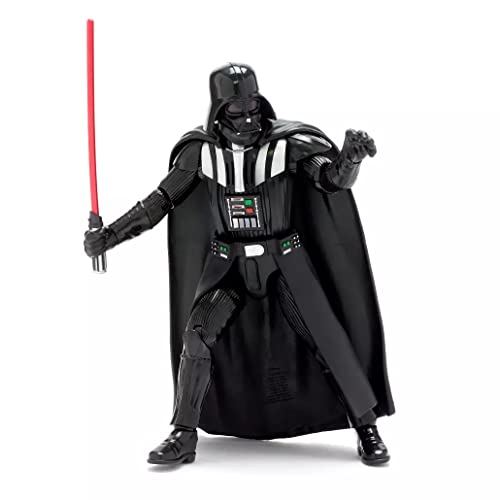 Star Wars Disney Store Darth Vader - Figura de acción parlante, frases y efectos de sonido de sable de luz (27 cm)
