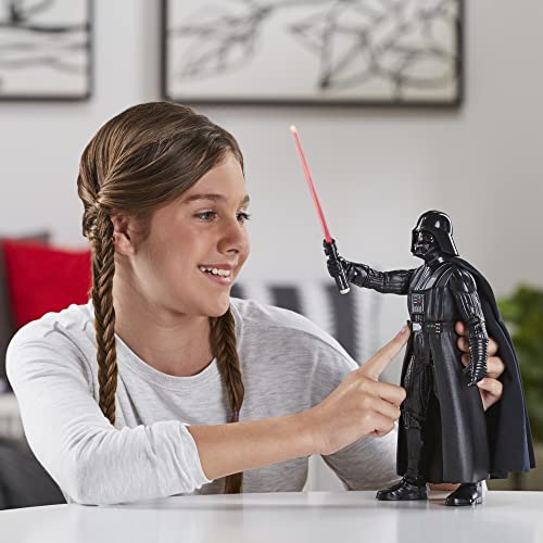 Star Wars - Galactic Action - Darth Vader - Figura electrónica interactiva a Escala de 30 cm - Juguetes Star Wars para niños - Edad: 4+