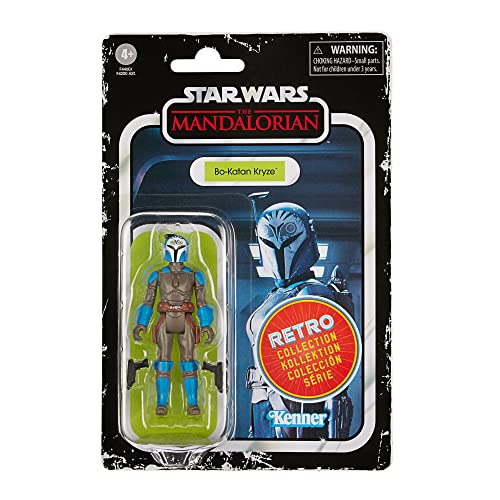 Star Wars Hasbro colección Retro - Juguete Bo-Katan Kryze a Escala de 9.5 cm The Mandalorian, Figura de colección, Edad: 4 F4460