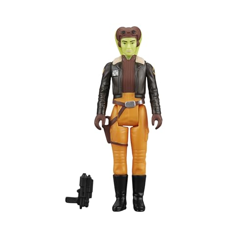 Star Wars - La colección Retro - Figura de General Hera Syndulla - Star Wars: Ahsoka- Figuras de acción de 9,5 cm