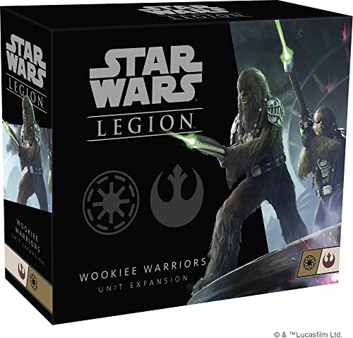Star Wars Legion Atomic Mass Games Rebel Expansions: Wookie Warriors (2021), Unit Expansion, Miniatures Game, Ages 14+, 2 Players, 90 Minutes Playing Time