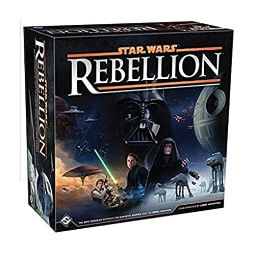 Star Wars Rebellion Asmodee Mesa, Estrategia, Juego de Figuras, Multicolor FFSWR01