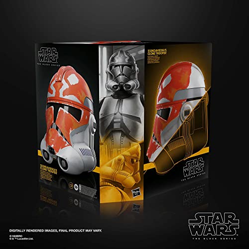Star Wars The Black Series - Casco electrónico Premium de Ahsoka, la Soldado clon - Artículo para Juego de rol de Star Wars: The Clone War