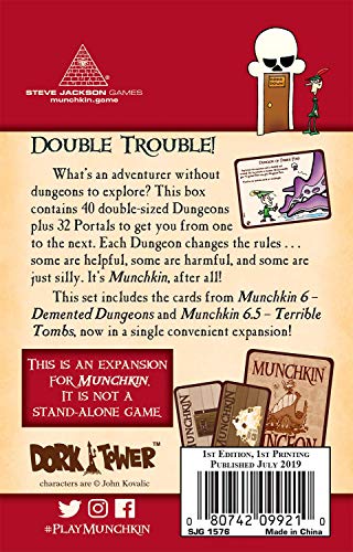 Steve Jackson Games 1576 Munchkin 6 Double Dungeons Expanded Edition - Juego de Cartas (en inglés)