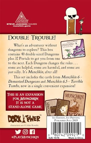 Steve Jackson Games 1576 Munchkin 6 Double Dungeons Expanded Edition - Juego de Cartas (en inglés)