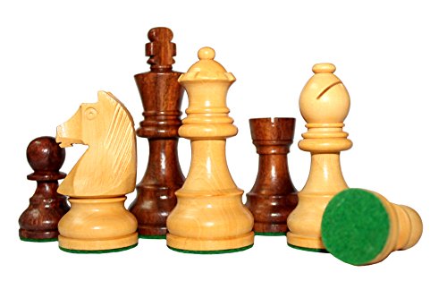 StonKraft Juego de ajedrez Hecho a Mano de Madera Premium de 18 x 18 cm - Juego magnético de Madera Plegable con Almacenamiento