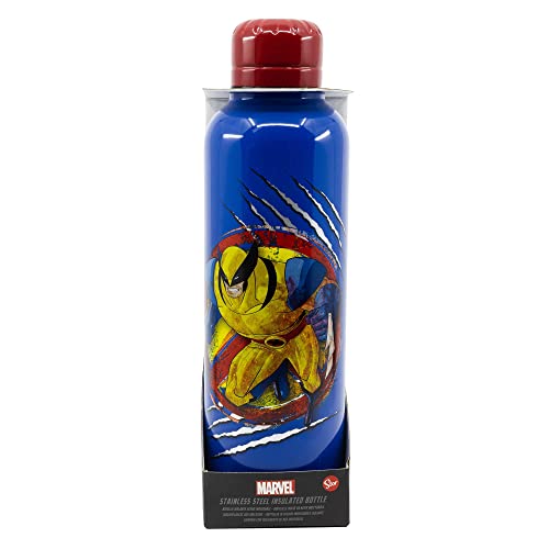 Stor X-Men Joven Adulto Termo Acero Inoxidable Botella, 515 ml Capacidad