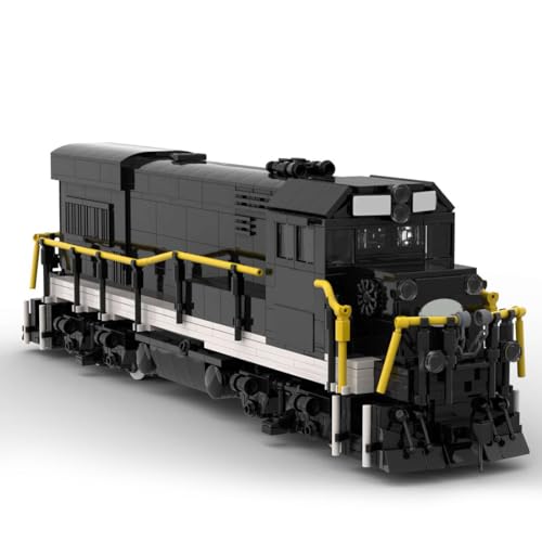 SUNDARE Juego de bloques de construcción de tren de tecnología GE U18B, bloques de construcción, para niños, niños y niñas, compatible con Lego (1428 unidades)