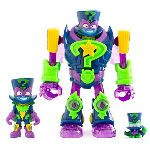 SUPERTHINGS - Superbot Enigma, Robot articulado héroe con Accesorios de Combate, 1 Kazoom Kid y 1 SuperThing exclusivos