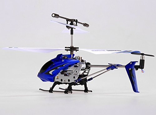 Syma S107G Helicóptero RC de metal con 3 canales y mando a distancia Azul