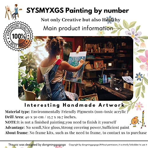 SYSMYXGS Pintar por Numeros para Adultos Niños Pintura por Números con Pinceles y Pinturas- arte de pared, decoración del hogar — el admirable forajido, por Newell Convers Wyeth