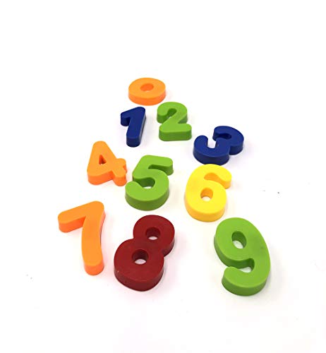 Tachan - Bote 72 Letras y Números magnéticos de colores (74032340)