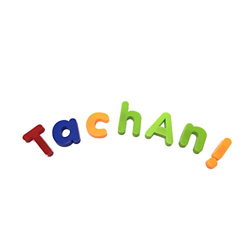 Tachan - Bote 72 Letras y Números magnéticos de colores (74032340)
