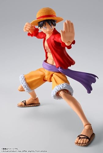 TAMASHII Nations - Figura de acción de One Piece Monkey.D.Luffy - Rai en Onigashima, Bandai Spirits S.H.Figuarts