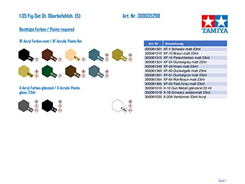 Tamiya - Figura para modelismo Escala 1:35 (35298)