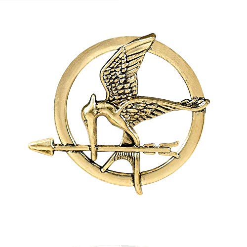 The Hunger Games Victorious Mockingjay Bird Katniss Everdeen Pin Arrow Brooch Bronze by The Hunger Games