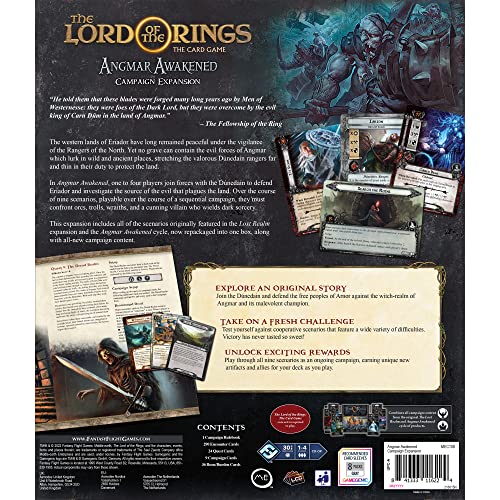The Lord Of The Rings The Card Game Angmar Awakened Campaign Extension