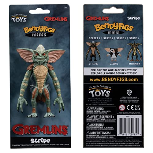 The Noble Collection Gremlins Stripe Mini Bendyfig