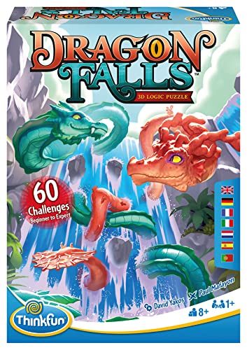Think Fun - Dragon Falls, Juego de Lógica para Niños, Edad 8+ Años