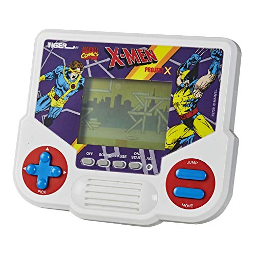Tiger Electronics Marvel X-Men Project X - Videojuego electrónico LCD para 1 jugador, juego de mano inspirado en retro..