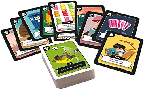 Timeline Twist Pop Culture|Asmodee - Juego de cartas cooperativo - 2 a 6 jugadores - a partir de 8 a�os