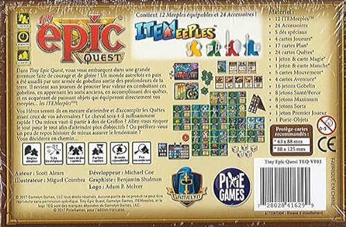 Tiny Epic versión francesa Quest + Tactics + 1 decaps Blumie (Quest + Tactics)
