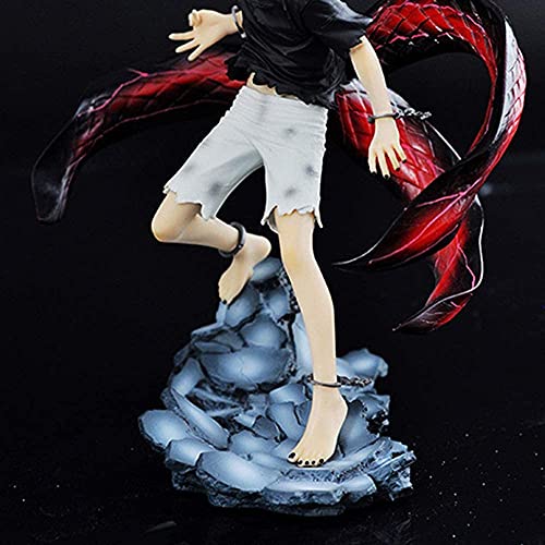 Tokyo Ghoul Kaneki Ken Anime - Figura cambiante de desmontar - Figura de PVC - Figura decorativa, decoración coleccionable, juguete de animaciones - Modelo de 22,5 cm