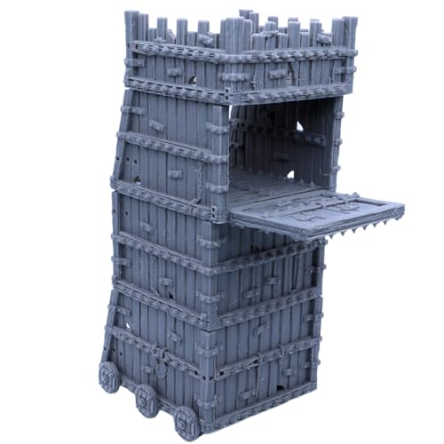Torre de asedio batalla medieval Terreno dispersión Fantasía Miniaturas históricas, Wargames Watchtower Fantasy Empire Figuras