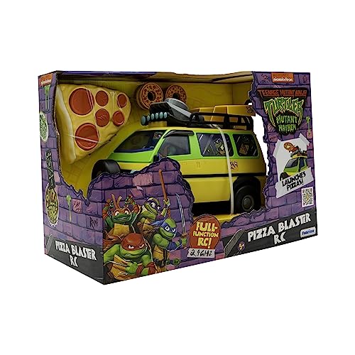 Tortugas Ninja – Pizza Blaster RC - Camión de Pizza teledirigido de la Película Caos Mutante – Funrise (71038)