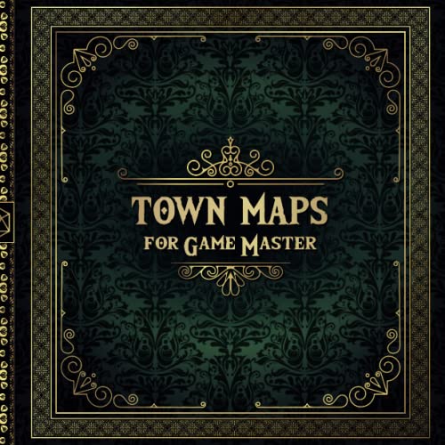 Town Maps for Game Master: 50 Unique and Customizable Regional Maps for Tabletop Role-Playing Games (RPG Maps for Game Master)