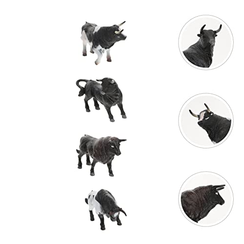 TOYANDONA Vacas De Juguete Juguetes Toros 12 Piezas Mini Vacas Realistas Juguetes Figuritas Ganado Figuritas Animales Figuritas Figuritas De Toros Juguetes+de+toros Decoracion Tarta
