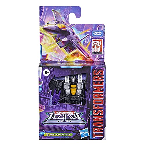 Transformers Figura de acción Legacy Core Skywarp de Toys Generations, 8 y más, 8,5 x 9,5 cm, multicolor, F3011