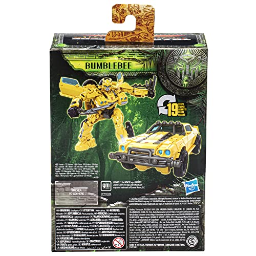 Transformers: Rise of The Beasts - Bumblebee Clase de Lujo - Figura de acción de 12,5 cm - A Partir de 6 años