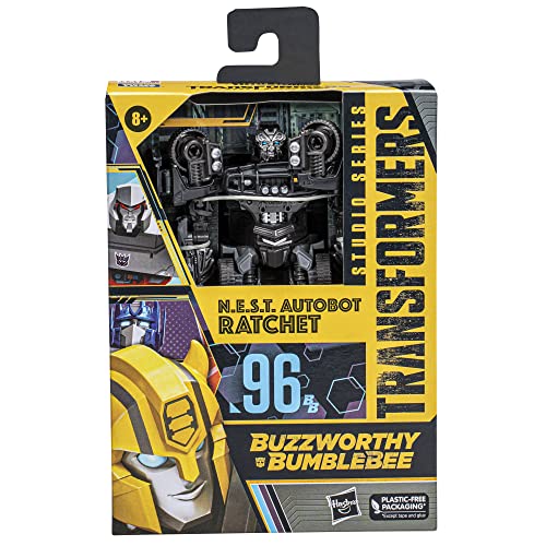 Transformers Studio Series 96 Buzzworthy Bumblebee N.E.S.T. Autobot Ratchet Deluxe Figura de acción
