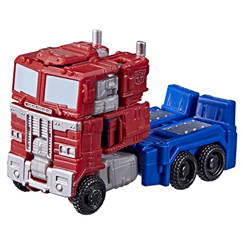 TRANSFORMERS Toys Generations Legacy Core Optimus Prime Figura de acción - 8 en adelante, 3.5 Pulgadas, Multicolor (F3508)