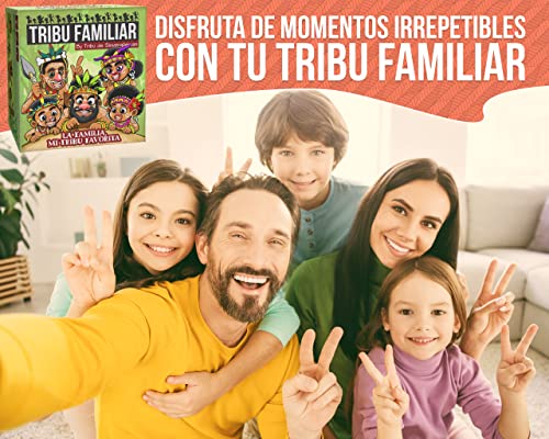 TRIBU DE SINVERGÜENZAS Tribu Familiar ‍‍‍ | Juegos de Mesa para Reírse a Carcajadas - para Niños y Padres y Toda la Familia –Regalos Originales
