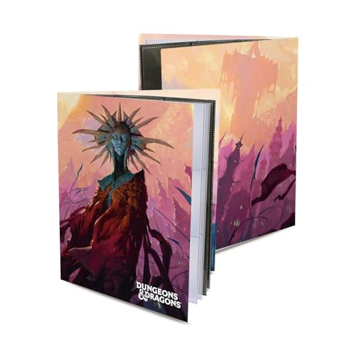 Ultra PRO - D&D Character Folio: Planescape Adventures In the Multiverse, Sigil and the Outlands, Store Sheets & Spell Cards, Organize Adventure, Two 9-Pocket Pages for Cards, 10 Single Pocket Pages