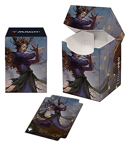 Ultra Pro - Magic: The Gathering Commander Innistrad Midnight Hunt Leinore, Autumn Sovereign PRO 100+ Card Deck Box & 100 Card Sleeves, Ultimate Collectible Card Protection