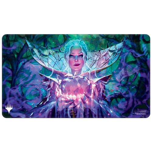 Ultra Pro - Wilds of Eldraine AR Enhanced Holofoil Playmat Crystal Apple for Magic: The Gathering, MTG Card Playmat, Use as Oversize Mouse Pad, Desk Mat, Gaming Mat, TCG Card Game Mat