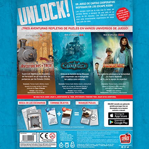 Unbox Now - Unlock! Game Adventures - Juego de mesa en Español