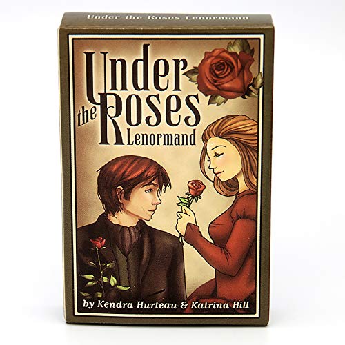 Under The Roses Lenormand Oracle Tarot Cards Deck Game, inglés Completo, adivinación misteriosa, Juego de Mesa de Tarot Divertido para Fiestas Familiares