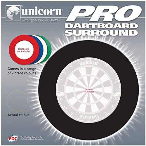 UNICORN Dartboard Backboard Surround | Professional | Ultra-Heavy-Duty High Density Injection Moulded EVA Plastic | No Fixings required | Blue