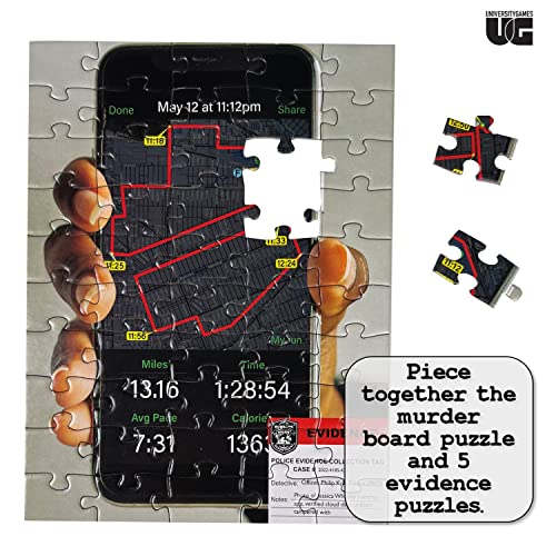 University Games Mystery Jigsaw Puzzle Game-Passport to Murder, Color Pasaporte al Asesinato, Talla única (33273)