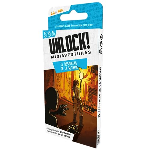 Unlock! Miniaventuras El despertar de la Momia - Juego de Cartas en Español